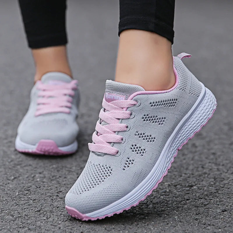 Lichtgewicht Mesh Sneakers voor Dames - Ademend en Comfortabel