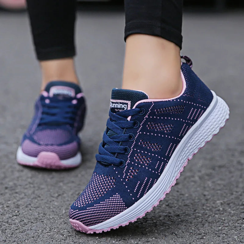 Lichtgewicht Mesh Sneakers voor Dames - Ademend en Comfortabel