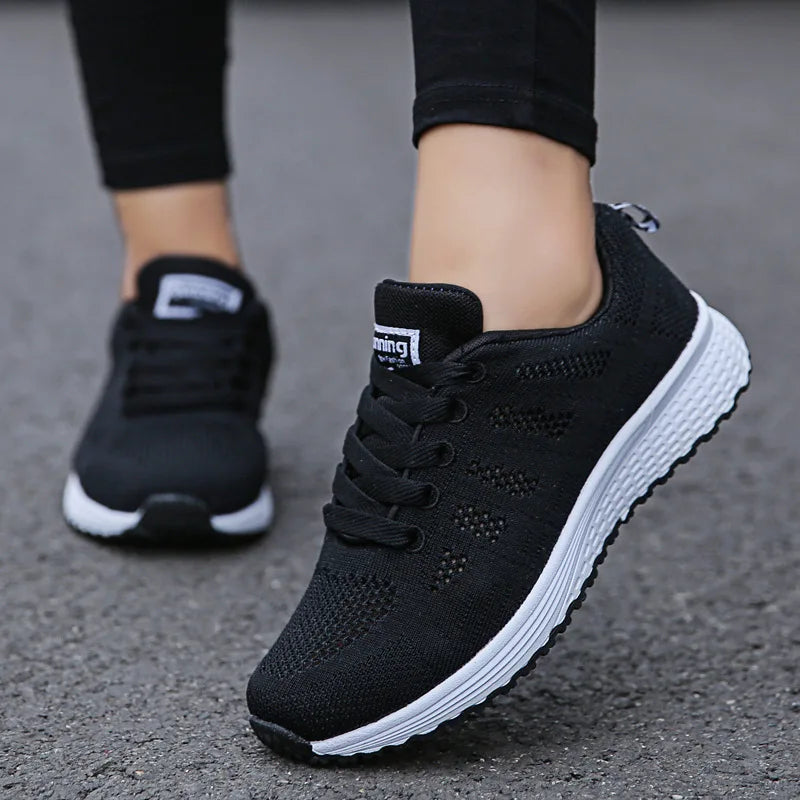 Lichtgewicht Mesh Sneakers voor Dames - Ademend en Comfortabel