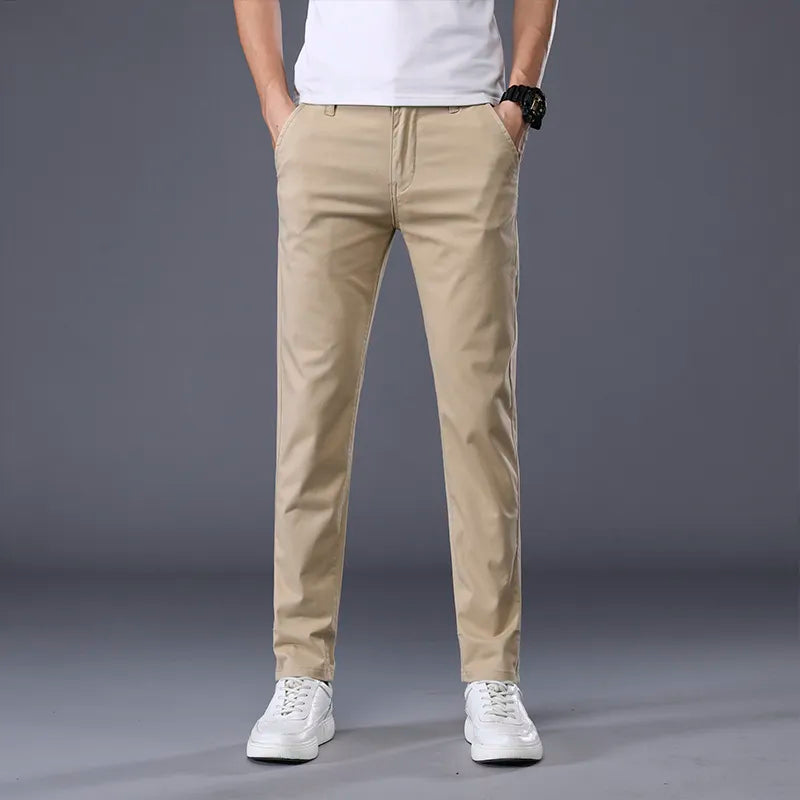 Heren Slim Fit Stretch Chino Broek