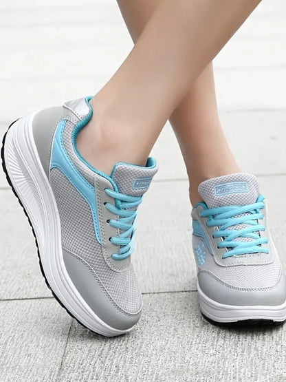 Dames Verhoogde Sneakers - Comfortabele Sneakers met Verhoogde Zool