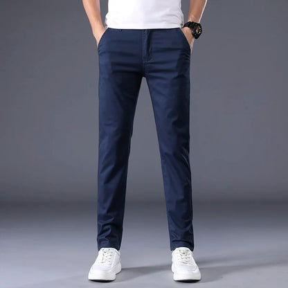 Heren Slim Fit Stretch Chino Broek