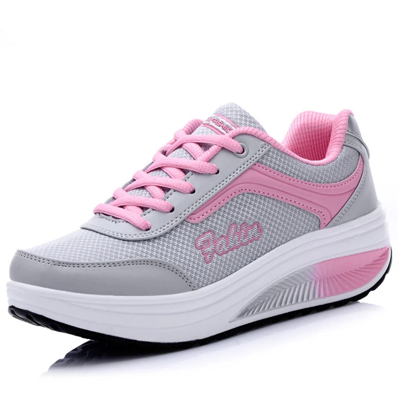 Dames Verhoogde Sneakers - Comfortabele Sneakers met Verhoogde Zool