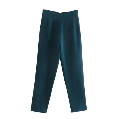 Hoogwaardige Kleurrijke Slim Fit Broek voor Dames