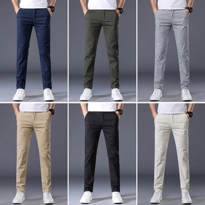 Heren Slim Fit Stretch Chino Broek