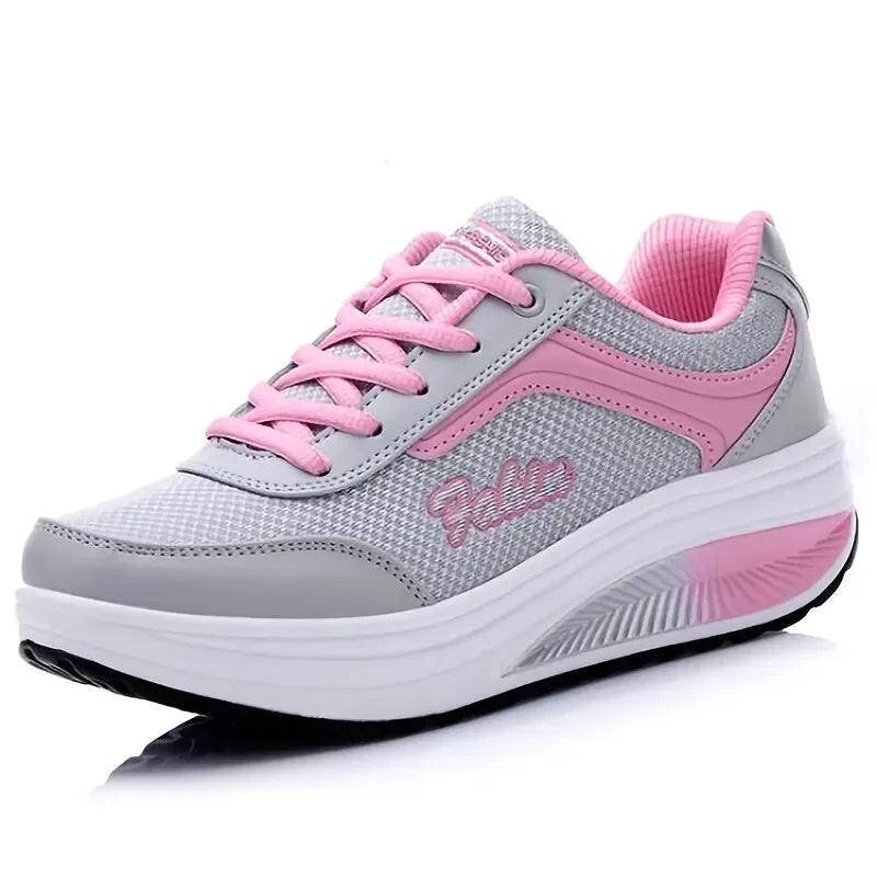 Dames Verhoogde Sneakers - Comfortabele Sneakers met Verhoogde Zool