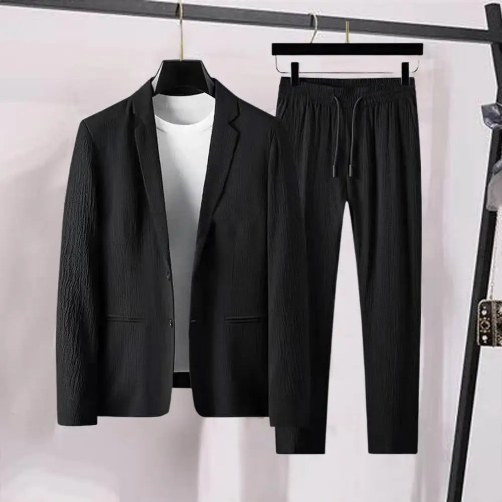 Mannen Tweedelig Formeel Blazer Set