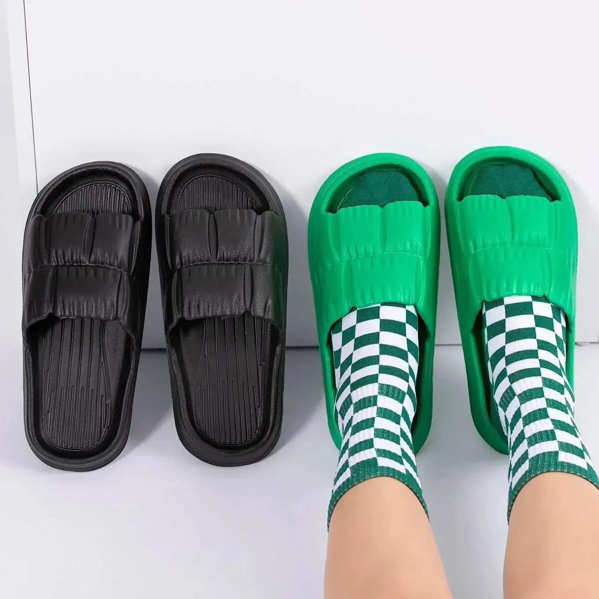 Dempende Badslippers voor Dames - Comfortabele Douche- en Huis Slippers