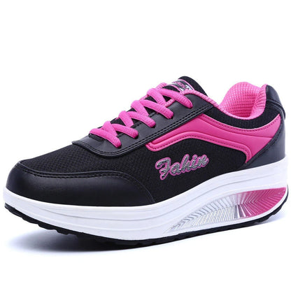 Dames Verhoogde Sneakers - Comfortabele Sneakers met Verhoogde Zool